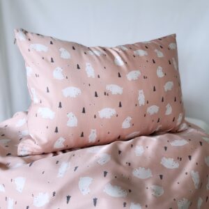 Tencel satiinist padjapüür "Polar bear pink"