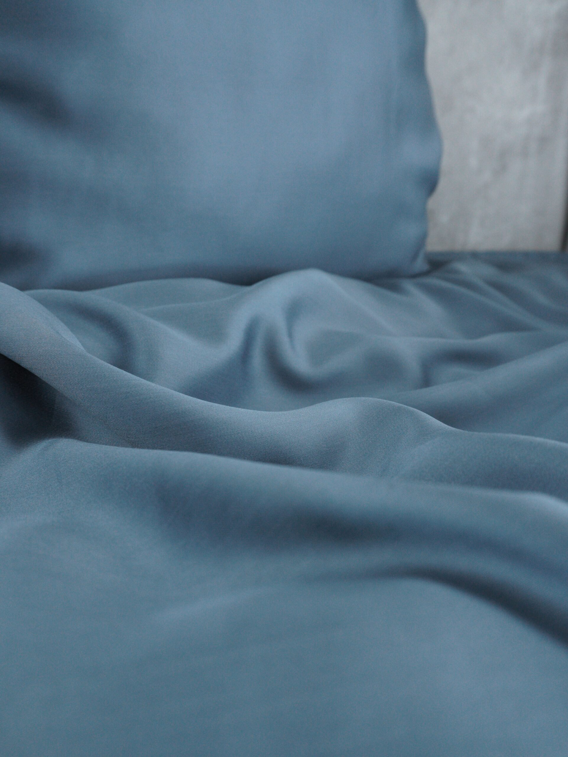 Tencel sateen pillowcase ‘Petrol Blue’ - Image 2